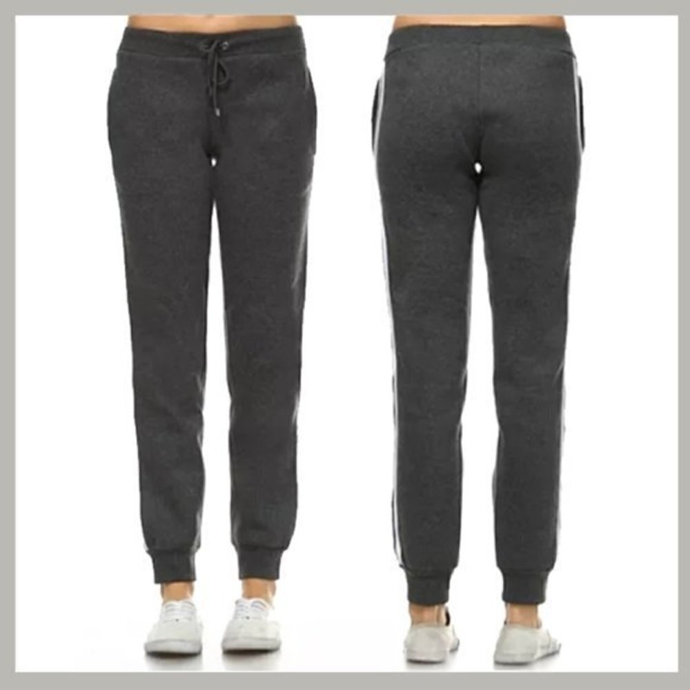 🔥 Women’s Striped Jogger Pants – Soft Casual Lounge Pants with Pockets - Picture 3 of 7